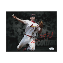 Scott Rolen St Louis Cardinals Autographed Spotlight Throwing 8x10 Photo - JSA COA