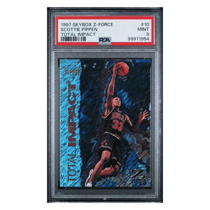 Scottie Pippen PSA 9 1997 Skybox Z-Force Total Impact Card #10
