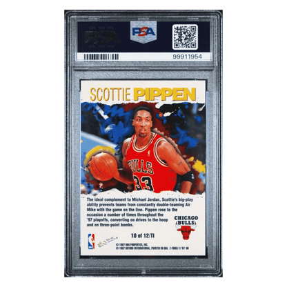Scottie Pippen PSA 9 1997 Skybox Z-Force Total Impact Card #10
