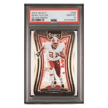 Sean Taylor PSA 10 2024 Panini Select Silver Prizm Card #358