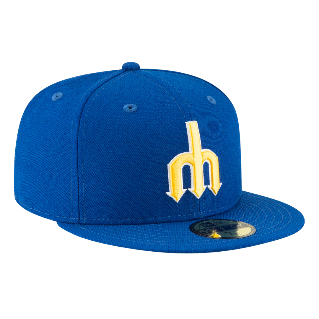 Seattle Mariners Cooperstown Collection Wool New Era Royal 59FIFTY Fitted Hat