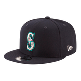 Seattle Mariners Official Team Color Navy New Era 9FIFTY Adjustable Snapback Hat