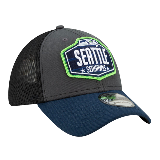 Seattle Seahawks 2021 Draft 39THIRTY Flex Hat