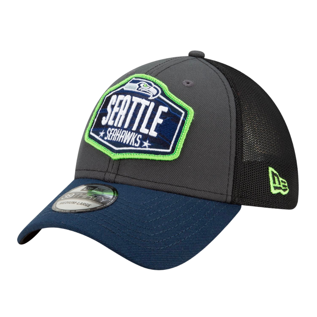 Seattle Seahawks 2021 Draft 39THIRTY Flex Hat