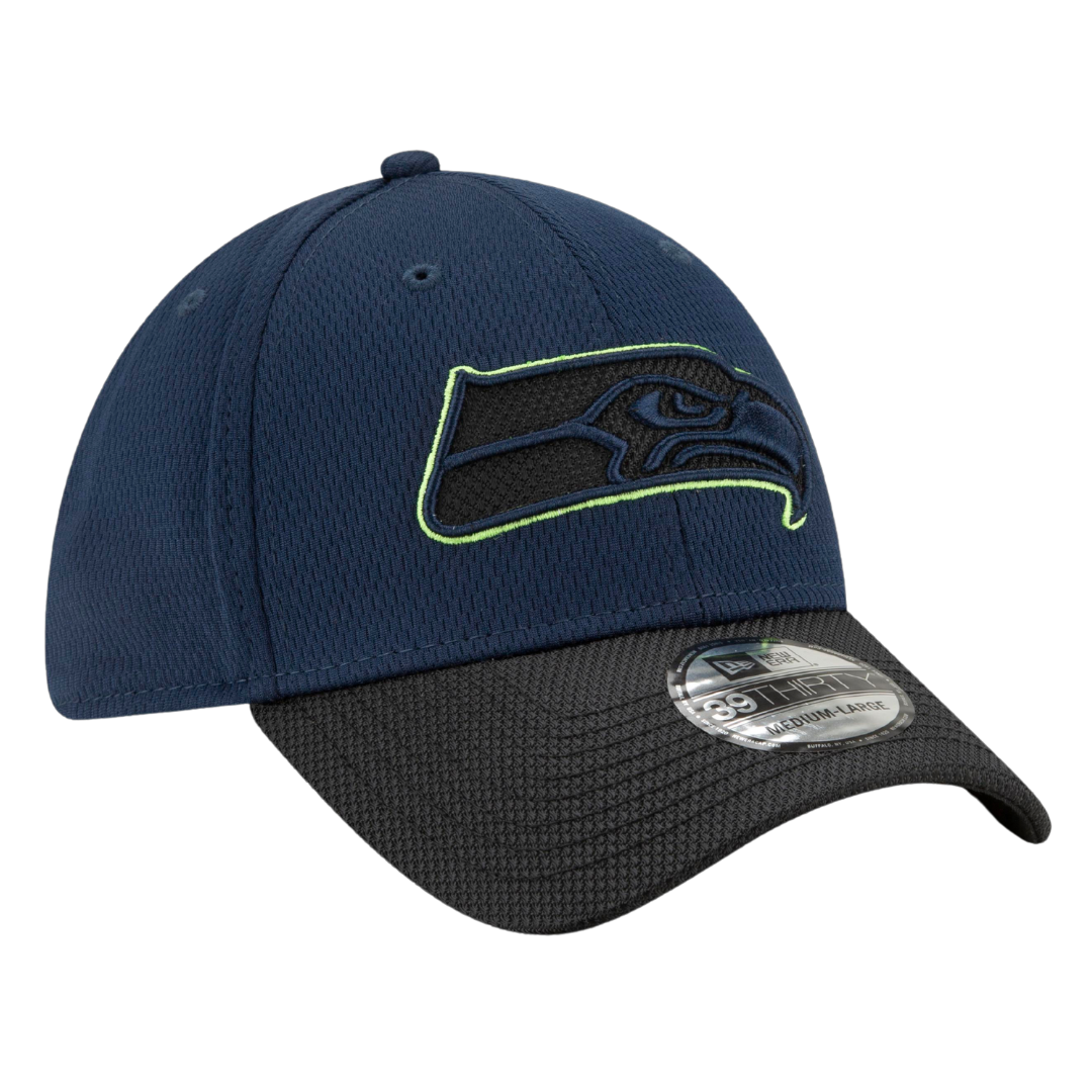 Seattle Seahawks 2021 Sideline Road 39THIRTY Flex Hat