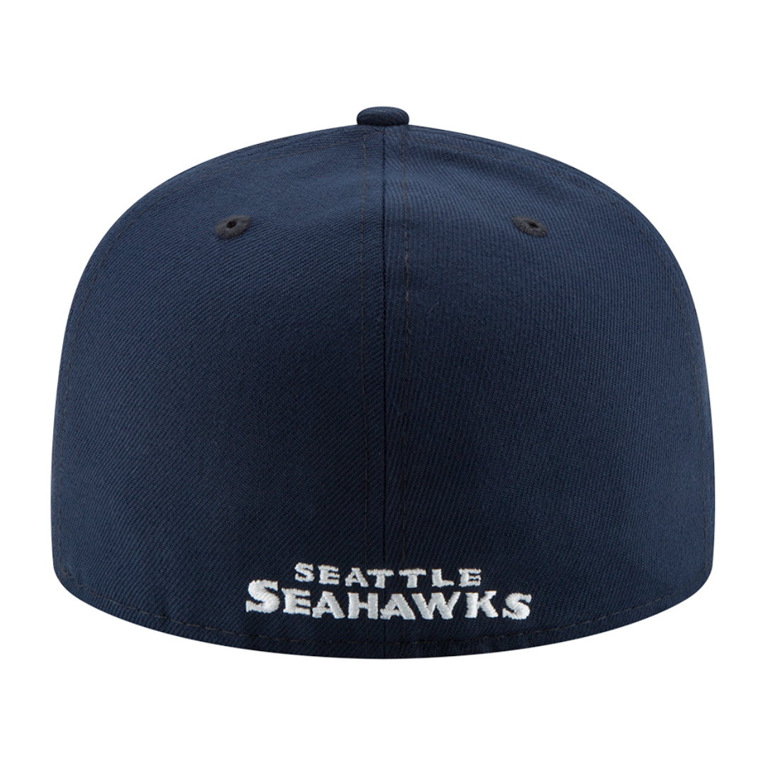 Seattle Seahawks Official Team Color Navy New Era 59FIFTY Fitted Hat
