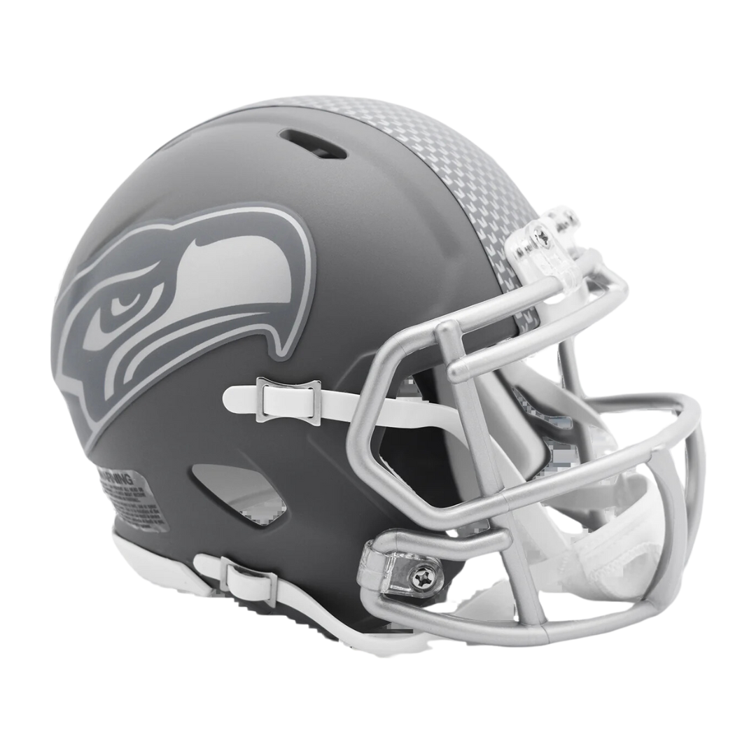 Seattle Seahawks Slate Speed Riddell Mini Football Helmet
