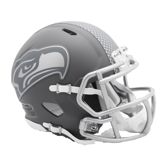 Seattle Seahawks Slate Speed Riddell Mini Football Helmet