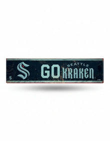 Seattle Kraken Wooden Magnet 1.5" x 6"