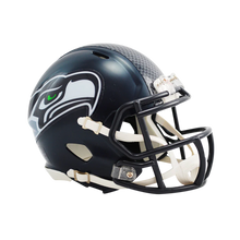 Seattle Seahawks Matte Navy Speed Riddell Mini Football Helmet