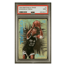 Shaquille O'Neal PSA 9 1994 Skybox Emotion N-Tense Card #7