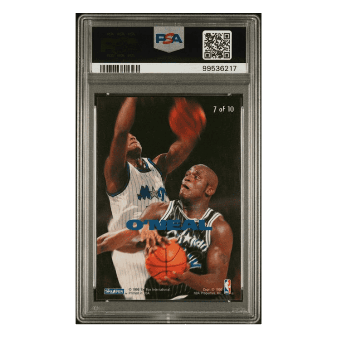 Shaquille O'Neal PSA 9 1994 Skybox Emotion N-Tense Card #7