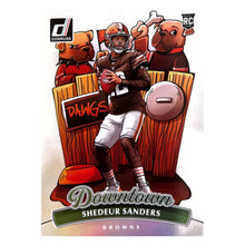 Shedeur Sanders 2025 Panini Donruss Downtown Rookie RC Card #17