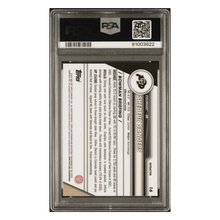 Shedeur Sanders PSA 10 2023 Topps Bowman University Chrome Refractor Card #16