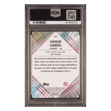 Shedeur Sanders PSA 10 2023 Topps Bowman University Chrome Unexpected Delights Early Risers Card #ER4