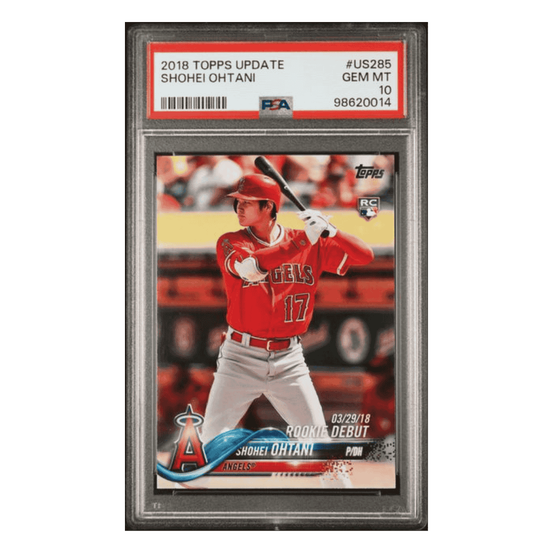 Shohei Ohtani PSA 10 2018 Topps Update Rookie RC Card #US285