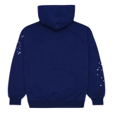 Sp5der OG Web Hoodie - Navy / Pink