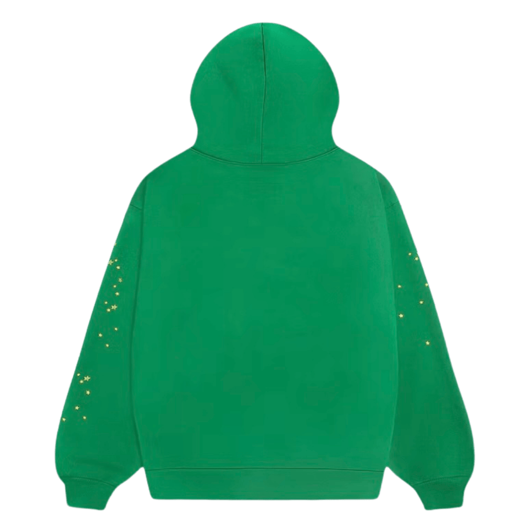 Sp5der Star OG Web V2 Hoodie - Slime Green