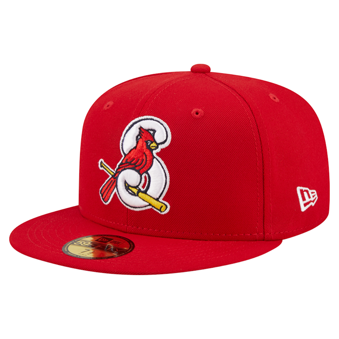 Springfield Cardinals On Field Red 59FIFTY Fitted Hat