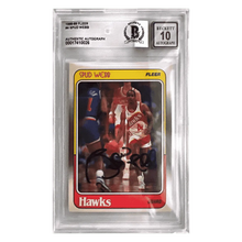 Spud Webb 1988-89 Fleer Autograph Card #4