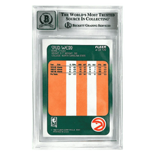 Spud Webb 1988-89 Fleer Autograph Card #4