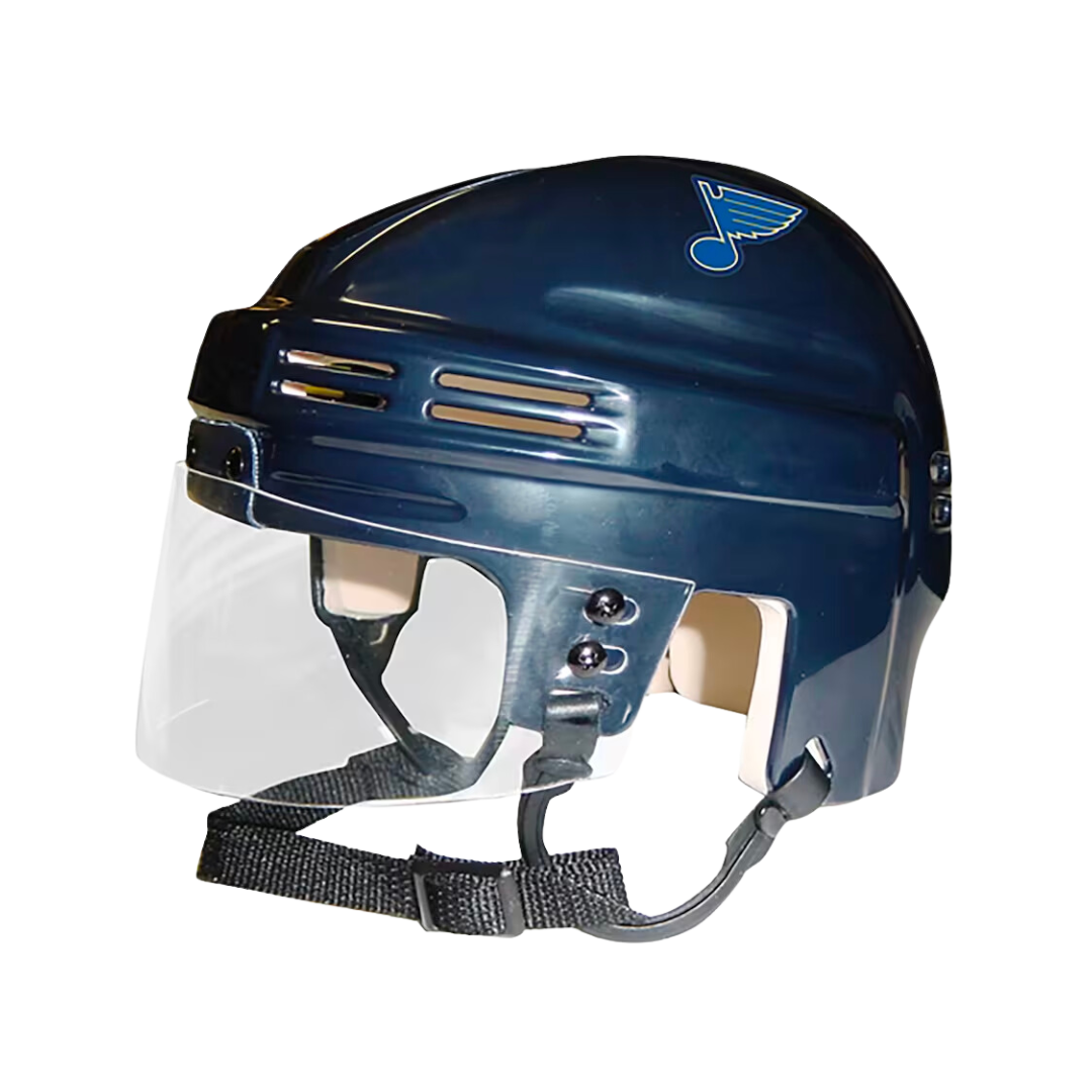St Louis Blues Mini Replica Helmet - Navy