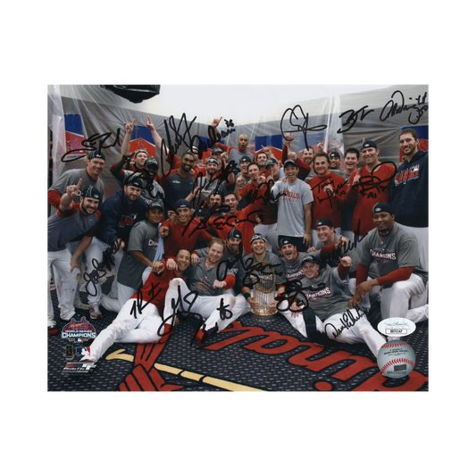 St Louis Cardinals 2006 World Series Champion Team Autographed 8x10 - 22 Autographs - JSA LOA (WS 3)