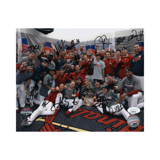 St Louis Cardinals 2006 World Series Champion Team Autographed 8x10 - 22 Autographs - JSA LOA (WS 4)