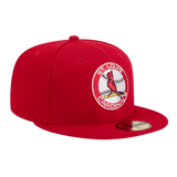 St Louis Cardinals 2025 Clubhouse Alternate New Era Red 59FIFTY Fitted Hat