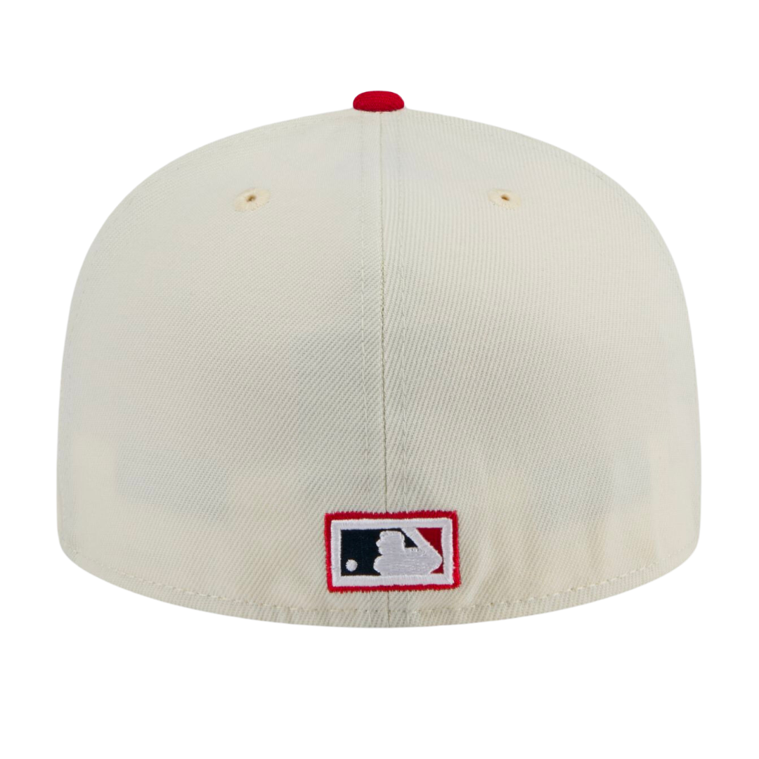 St Louis Cardinals Angry Bird New Era Cream/Red 59FIFTY Fitted Hat