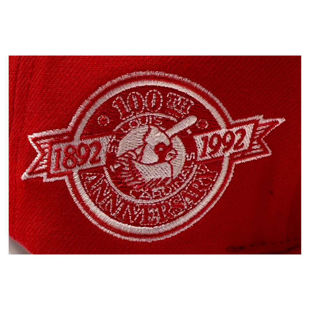 St Louis Cardinals Back to Basics Cooperstown Mitchell and Ness Snapback Hat