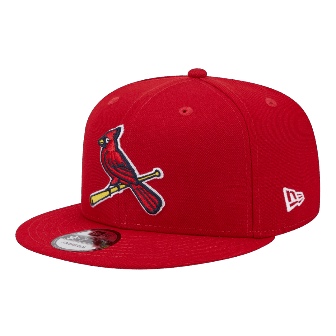 St Louis Cardinals Bird on Bat 2006 World Series Patch New Era Red 9FIFTY Adjustable Snapback Hat