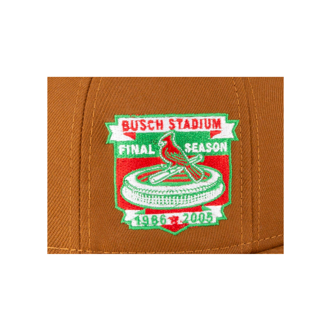 St Louis Cardinals Busch Final Season Patch 59FIFTY Fitted Hat