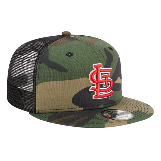 St Louis Cardinals Camo Trucker 9FIFTY Snapback Hat