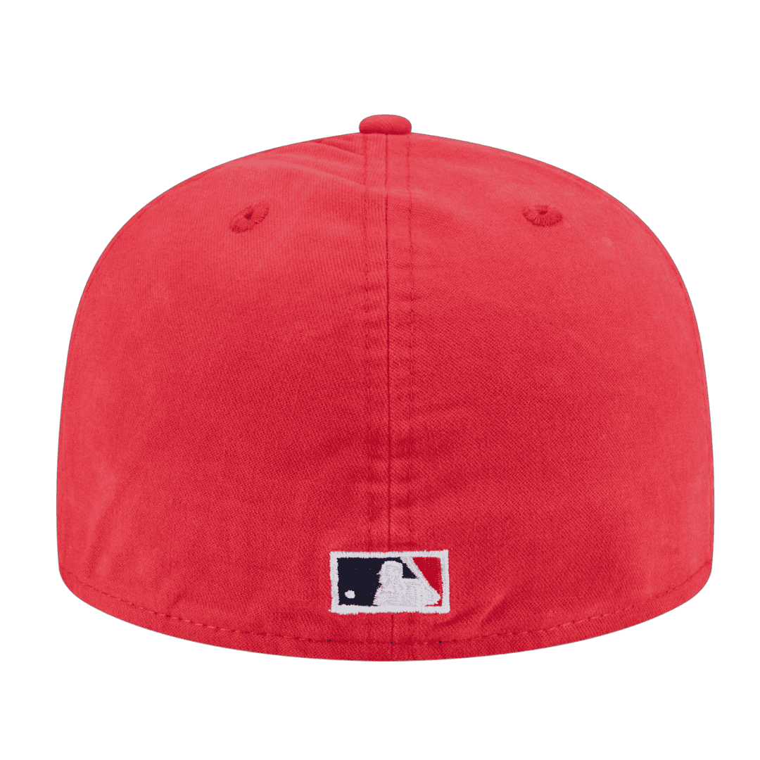 St Louis Cardinals Championship Side Flag New Era Red 59FIFTY A-Frame Fitted Hat