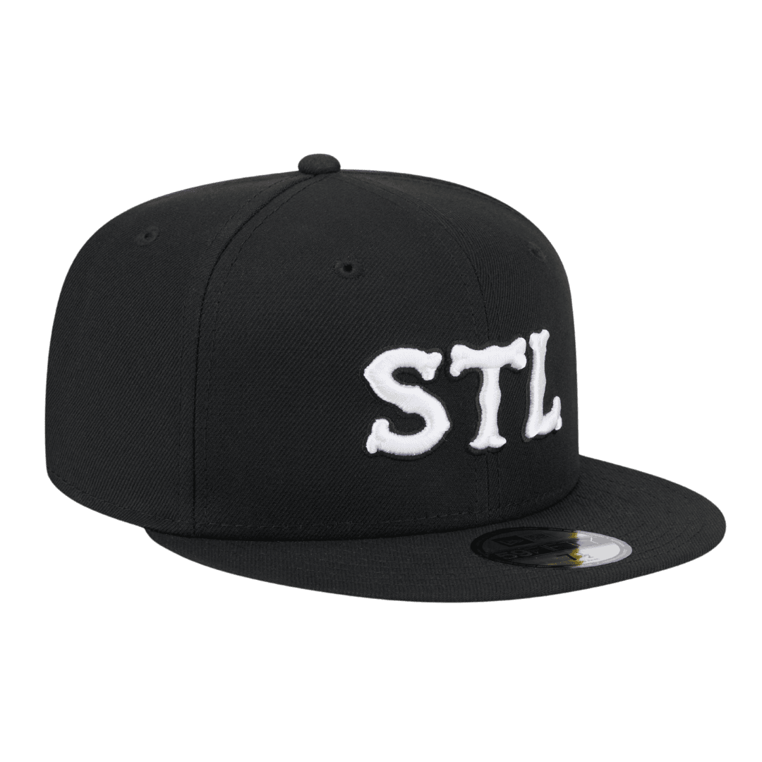 St Louis Cardinals City Connect New Era Black & White 59FIFTY Fitted Hat