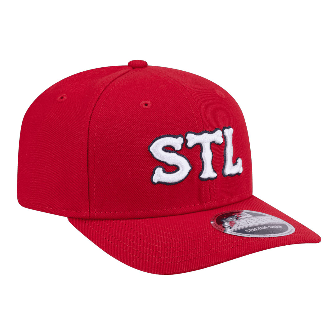 St Louis Cardinals City Connect New Era Red 9SEVENTY Stretch-Snap Hat