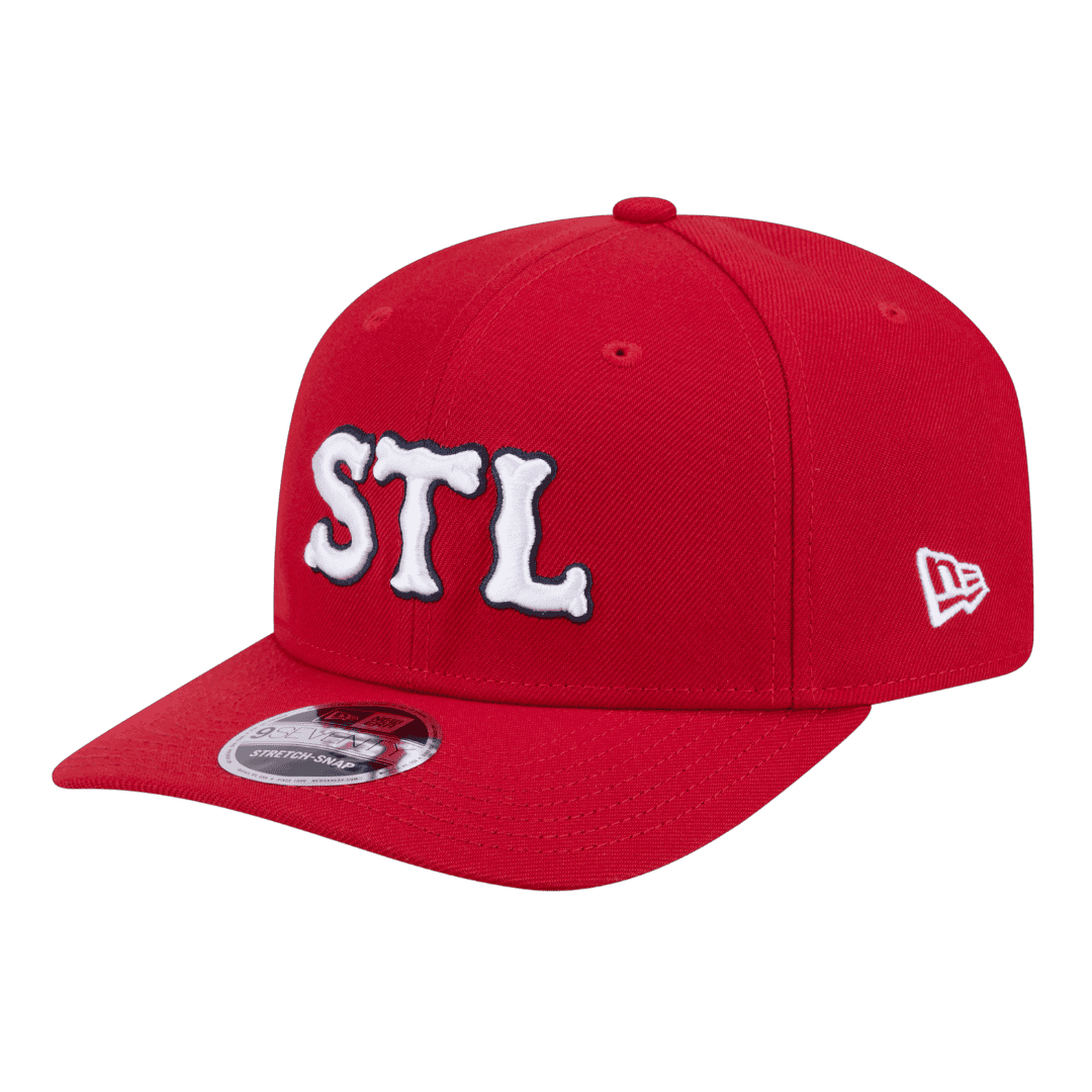 St Louis Cardinals City Connect New Era Red 9SEVENTY Stretch-Snap Hat