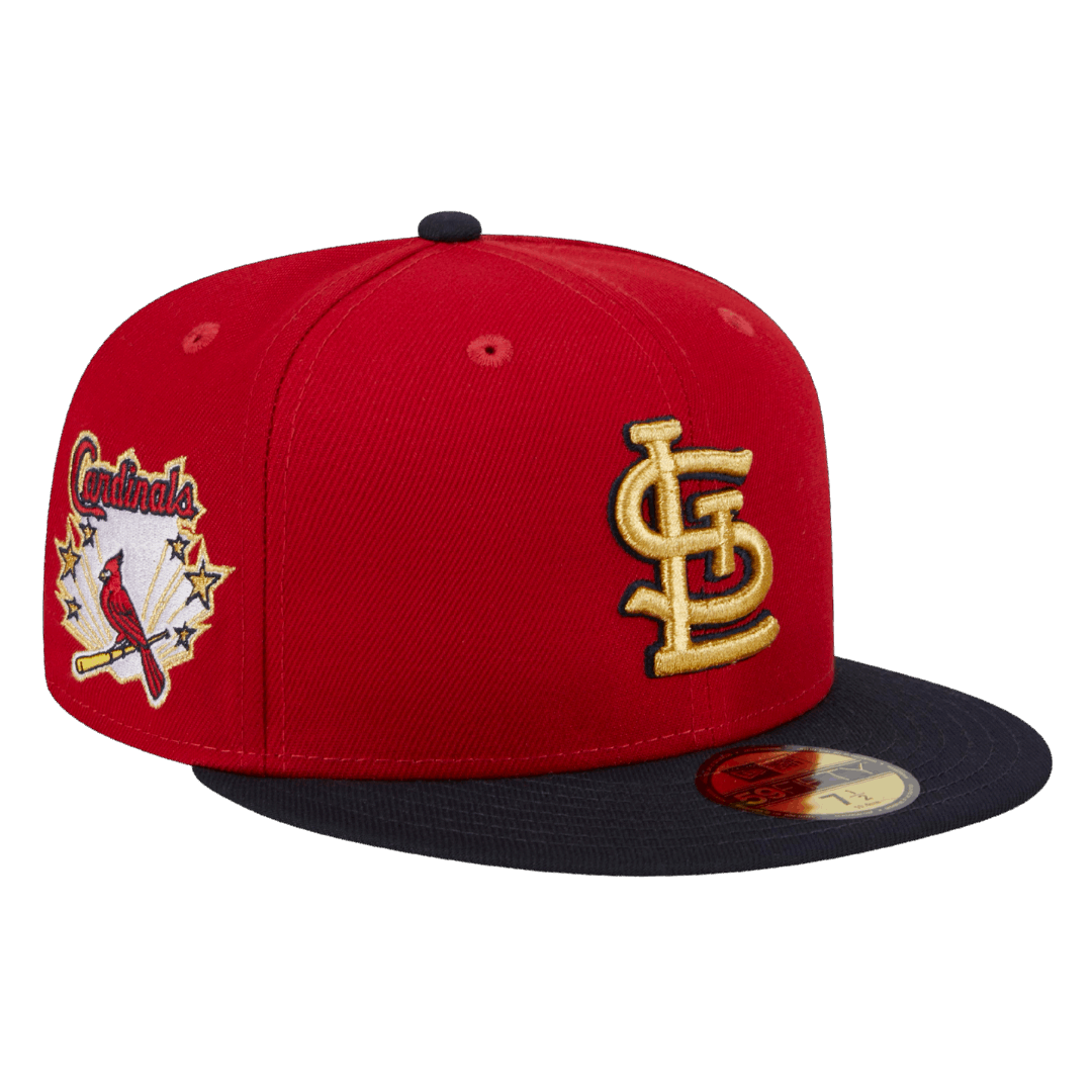 【US限定】 NEW ERA 59FIFTY Saint Louis Cardinals Red Gold St Louis Cardinals STL Gold 2Tone New Era Red/Black 59FIFTY