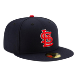 St Louis Cardinals STL Authentic Collection Performance New Era Navy 59FIFTY Fitted Hat