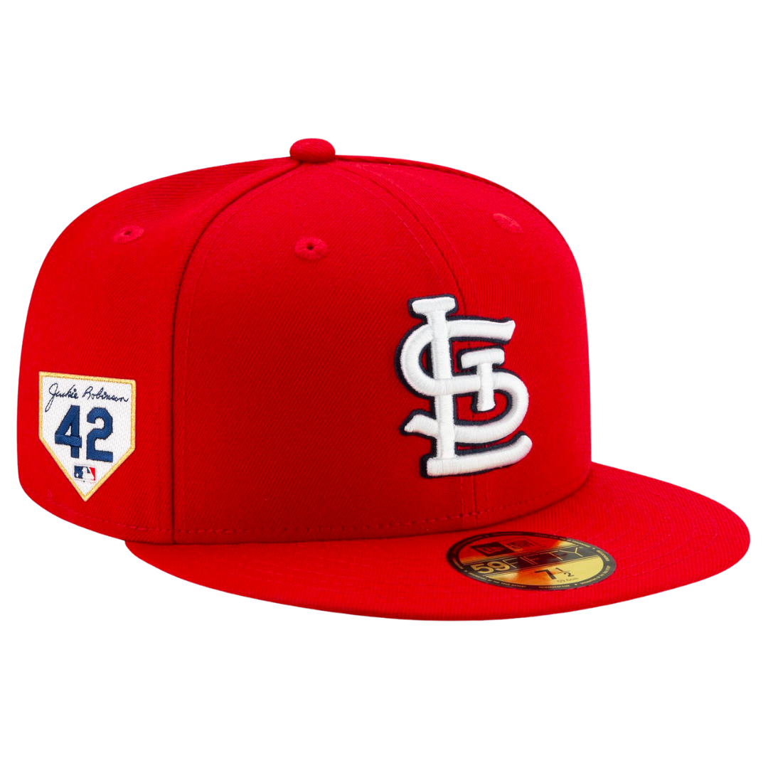 St Louis Cardinals Red Jackie Robinson 59FIFTY Fitted Hat