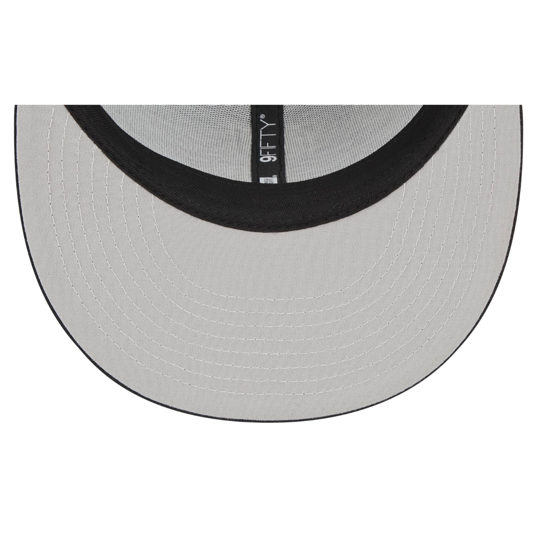 Montreal Expos Black & White Trucker New Era 9FIFTY Adjustable Snapback Hat