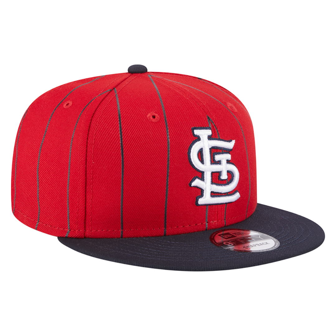 St Louis Cardinals Pinstripe 9FIFTY Snapback Hat