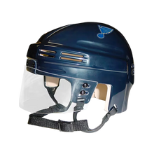 St Louis Blues Mini Replica Helmet - Navy
