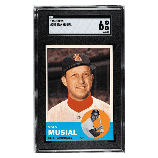 Stan Musial SGC 6 1963 Topps Card #250