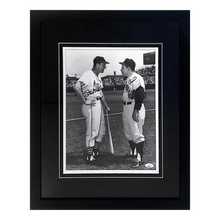 Stan Musial & Yogi Berra Dual Autographed Framed 11x14 Photo - JSA COA