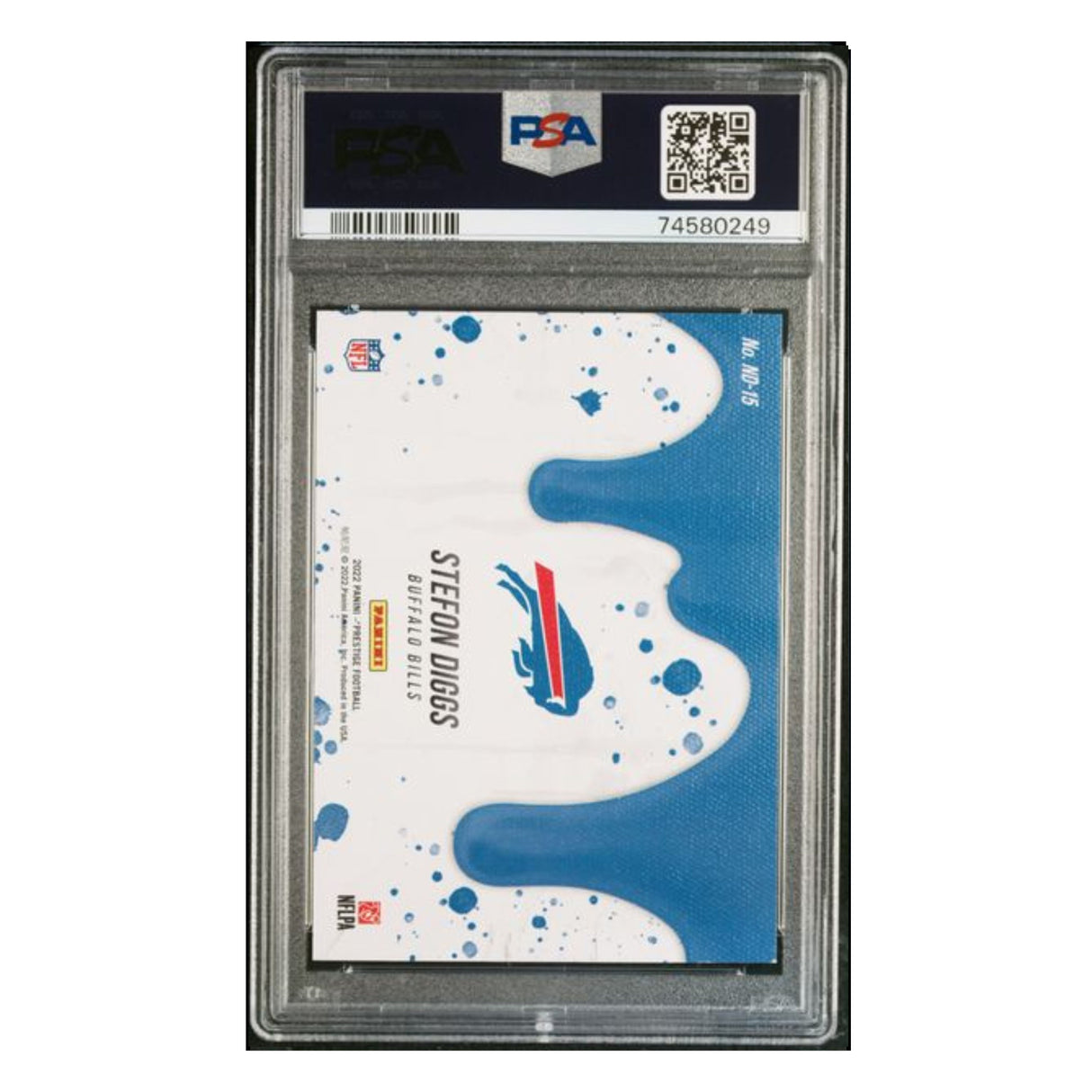 Stefon Diggs PSA 9 2022 Panini Prestige NFL Drip Case Hit Card #ND15