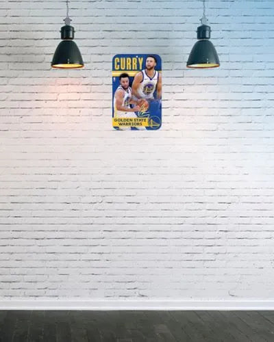 Steph Curry Golden State Warriors 11" x 17" Plastic Sign