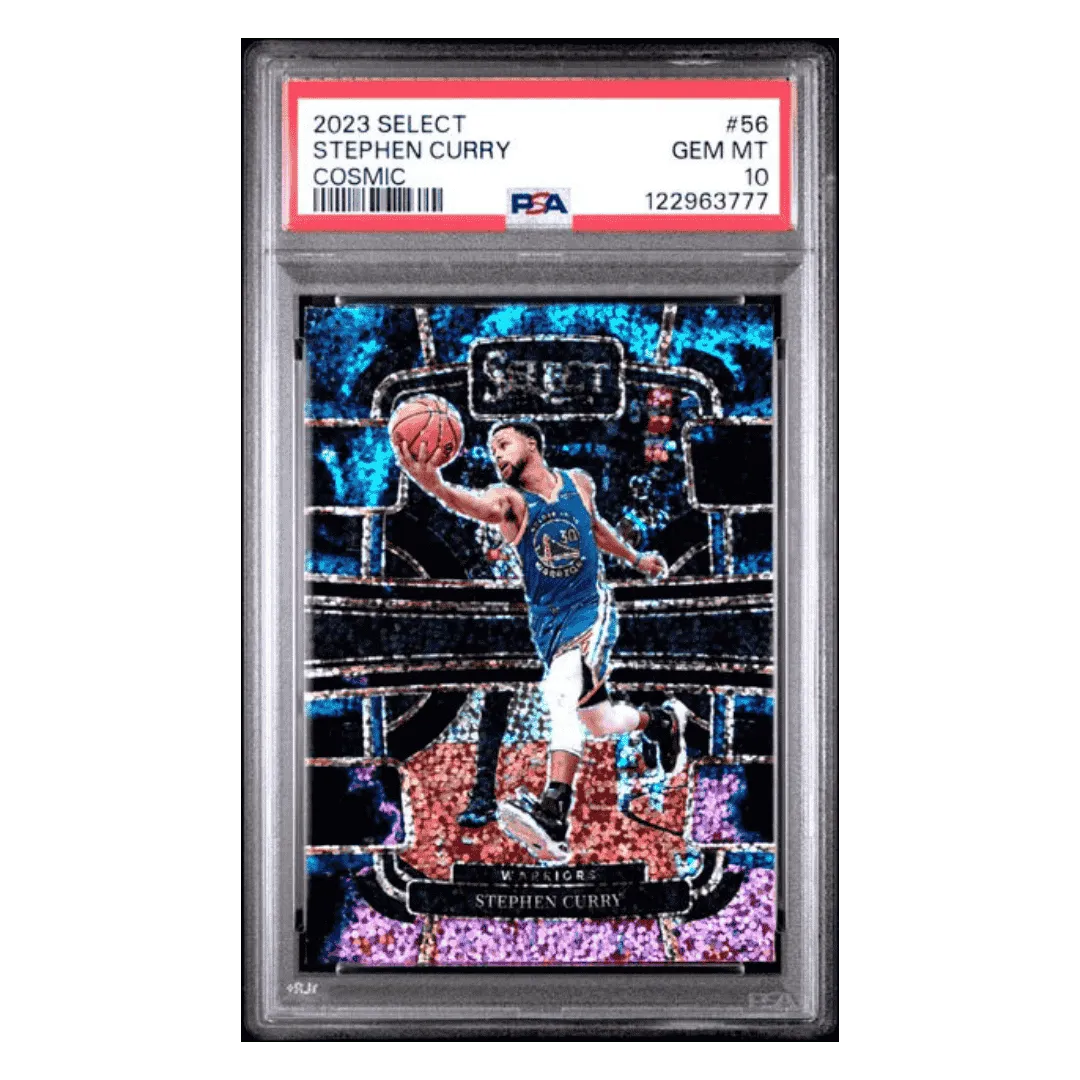 Steph Curry PSA 10 2023 Panini Select Cosmic SSP Card #56