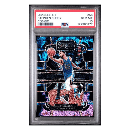 Steph Curry PSA 10 2023 Panini Select Cosmic SSP Card #56
